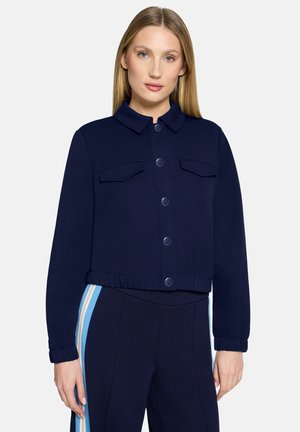 MIT AUFGESETZTEN TASCHEN CASUAL - Bomberjacke - dunkelblau