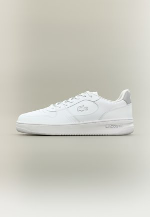 Valge nahast sneaker sileda viimistlusega, ümarate varvastega, lameade paeltega ja diskreetsete hallide aktsentidega. Omab reljeefset logo ja tekstureeritud tallat.