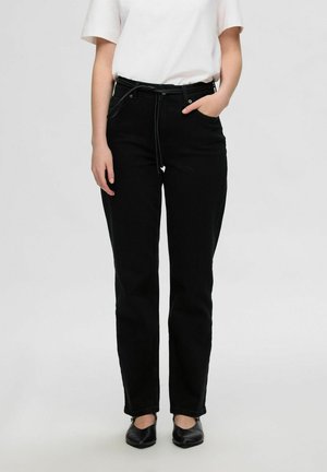 Selected Femme Slim fit -farkut - black