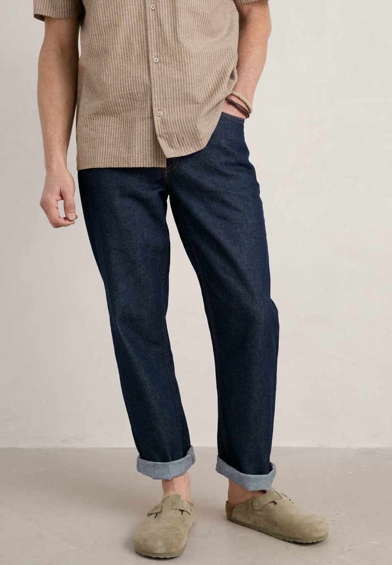 Seasalt Cornwall WATCHMAN Jeans Straight Leg dark indigo wash/blau