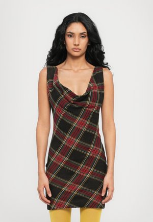 ANNA PENCIL DRESS - Day dress - red/green