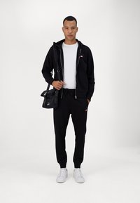 Diesel S-GINN HOOD ZIP UNISEX - Felpa con zip - black