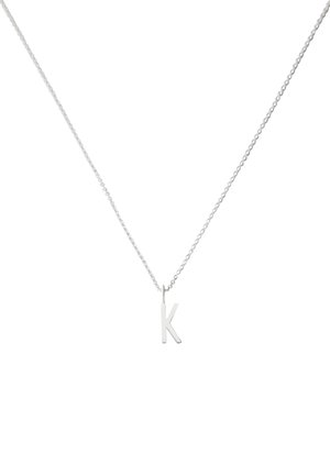 Design Letters HALSKETTE MIT KLEIN INITIAL CHARM SILBER (A-Z) - Halskette - silver coloured