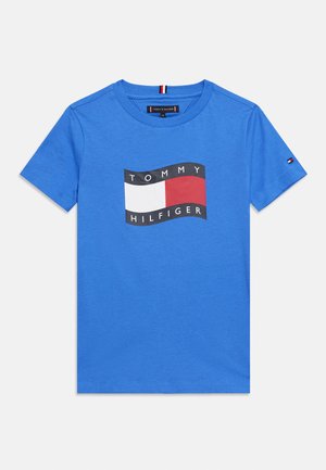 WAVY FLAG UNISEX - T-shirt con stampa - empire blue