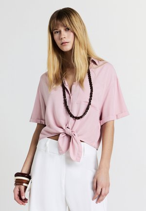 CON NODO - Camicia - rosa cipria