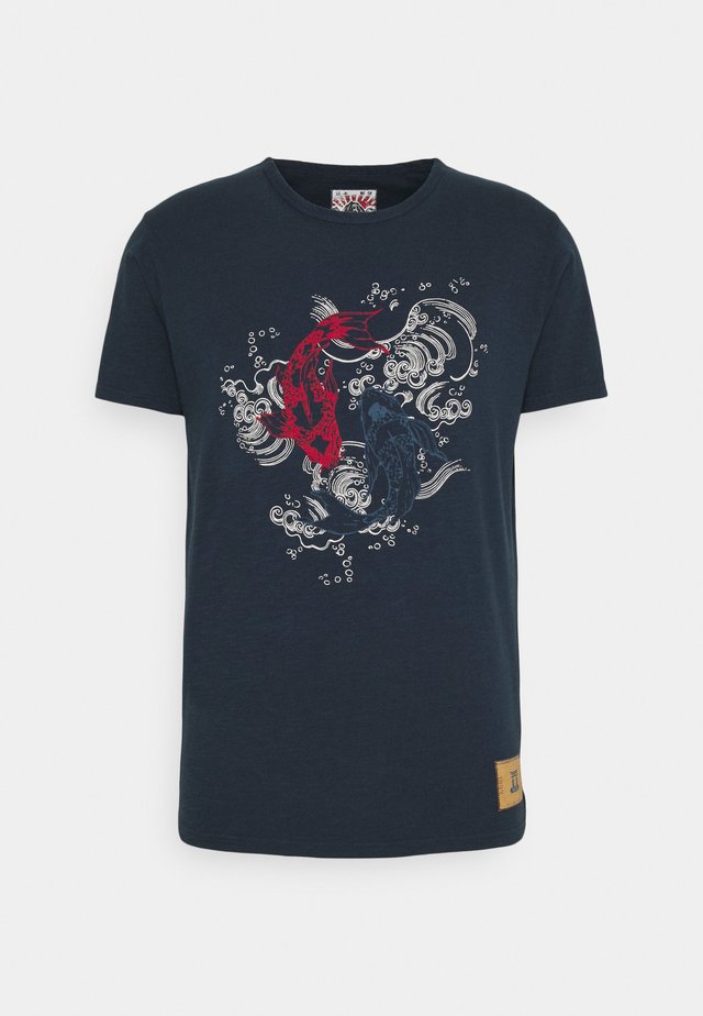 KOI - T-shirt z nadrukiem - navy