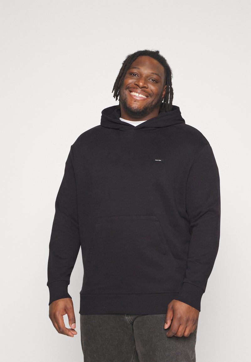 Calvin Klein COMFORT HOODIE - Hoodie - black - Zalando.co.uk