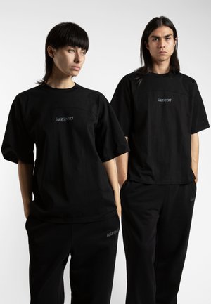 SWITCHBLADE BOXY UNISEX - Print T-shirt - black