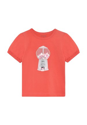 T-SHIRT SHORT SLEEVE - T-shirt con stampa - spiced coral