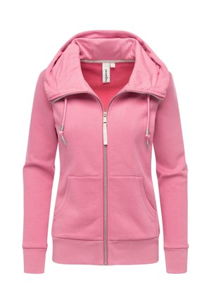 KAPUZEN NESKIA - Sweater met rits - rose