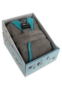 Normani WELLNESS - Bademantel - grau petrol