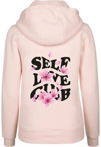 Mister Tee SELF LOVE CLUB  - Mikina s kapucí - pink