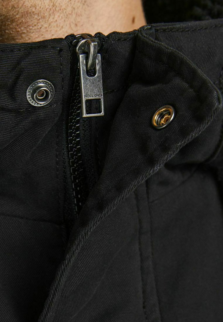 Herren Trenchcoats | Jack & Jones KLASSISCHER Parka black/schwarz - WL24381 Herren Trenchcoats | Jack & Jones KLASSISCHER Parka black/schwarz - WL24381
