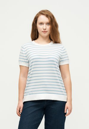 Lauren Ralph Lauren Woman Trükipildiga T-särk - white/blue note