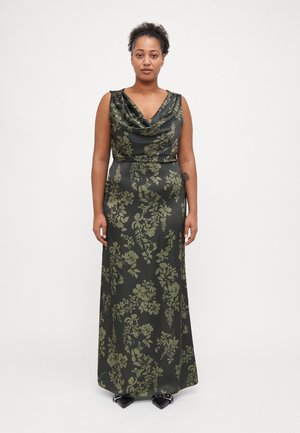 AUTUMN WEDDING ANNA COWL NECK PRINT MAXI - Occasion wear - forest/green
