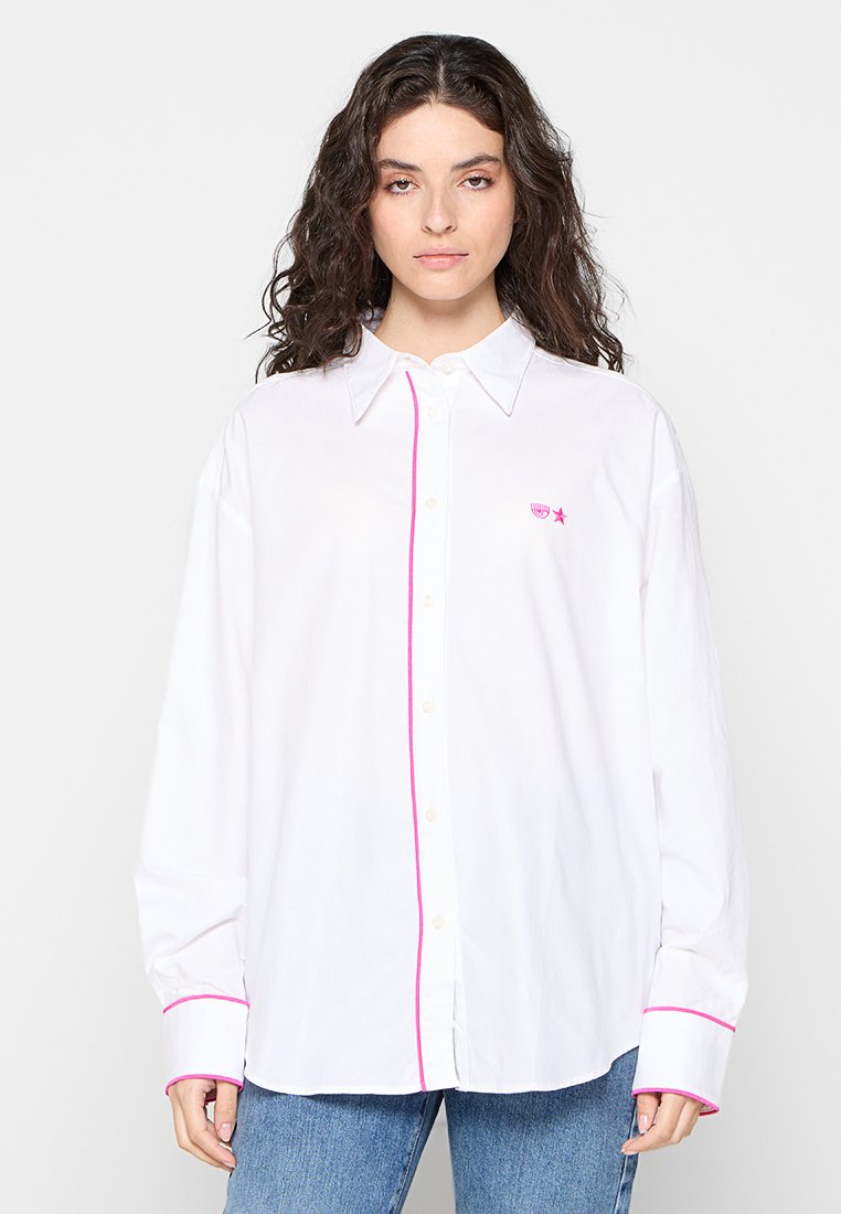 CHIARA FERRAGNI Overhemdblouse wit CHIARA FERRAGNI Overhemdblouse wit