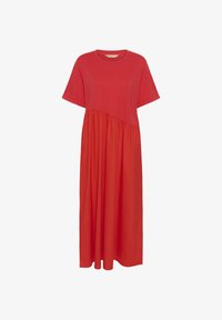 Unselected, fiery red