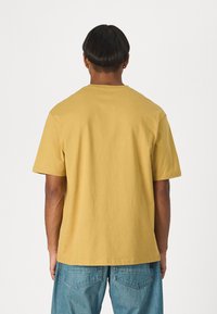 YOURTURN UNISEX 3 PACK BASIC OVERSIZED T-SHIRT - Navadna majica - dark purple - 406_tan - 717_olive - 604