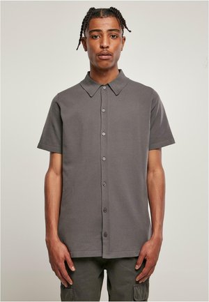 Urban Classics KNITTED SHIRT - Skjorta - darkshadow