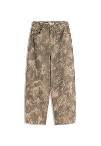 STUDDED PRINT  - Pantaloni - dark brown