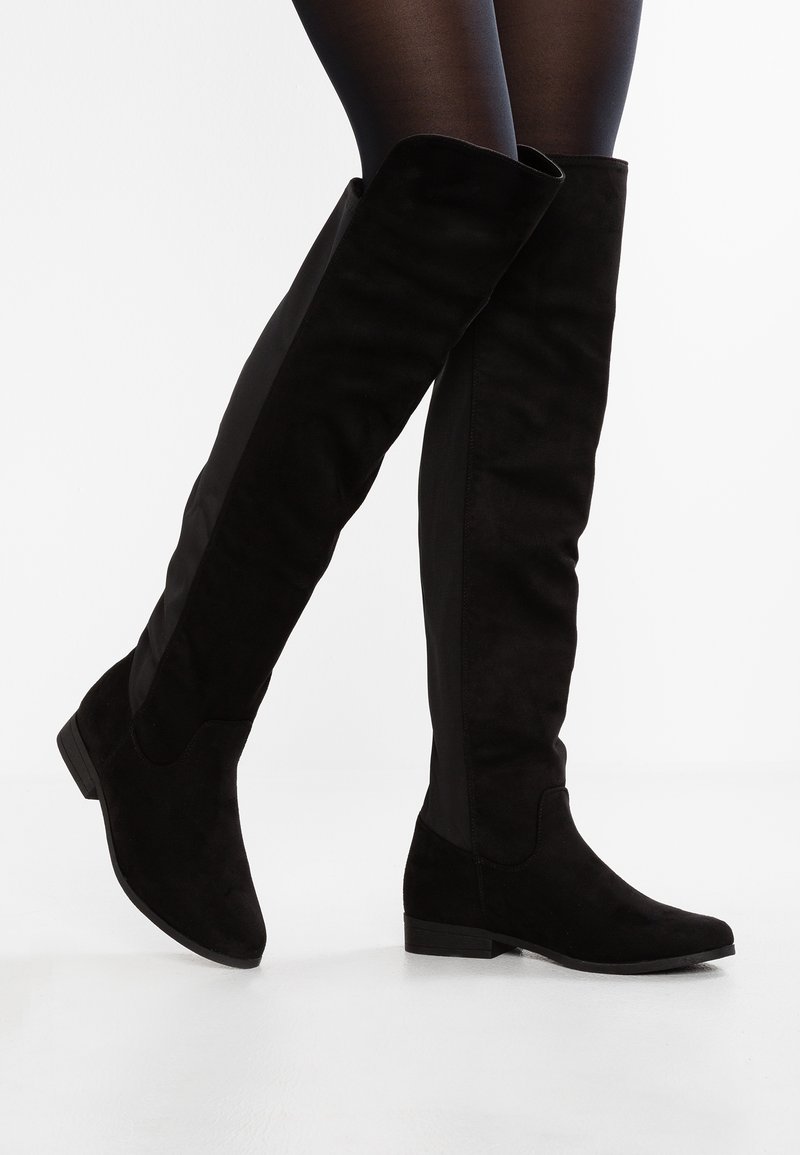 Anna Field Botas mosqueteras - black