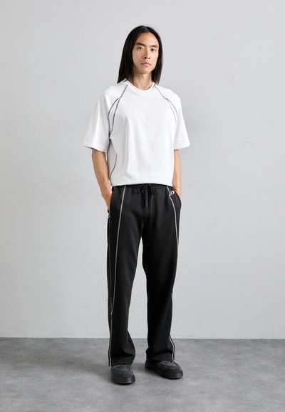 J.LINDEBERG CORADO CONTRAST SEAM - T-shirt imprimé - white