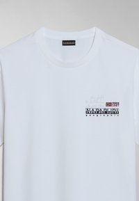 Napapijri COLVILLE - Camiseta estampada - bright white