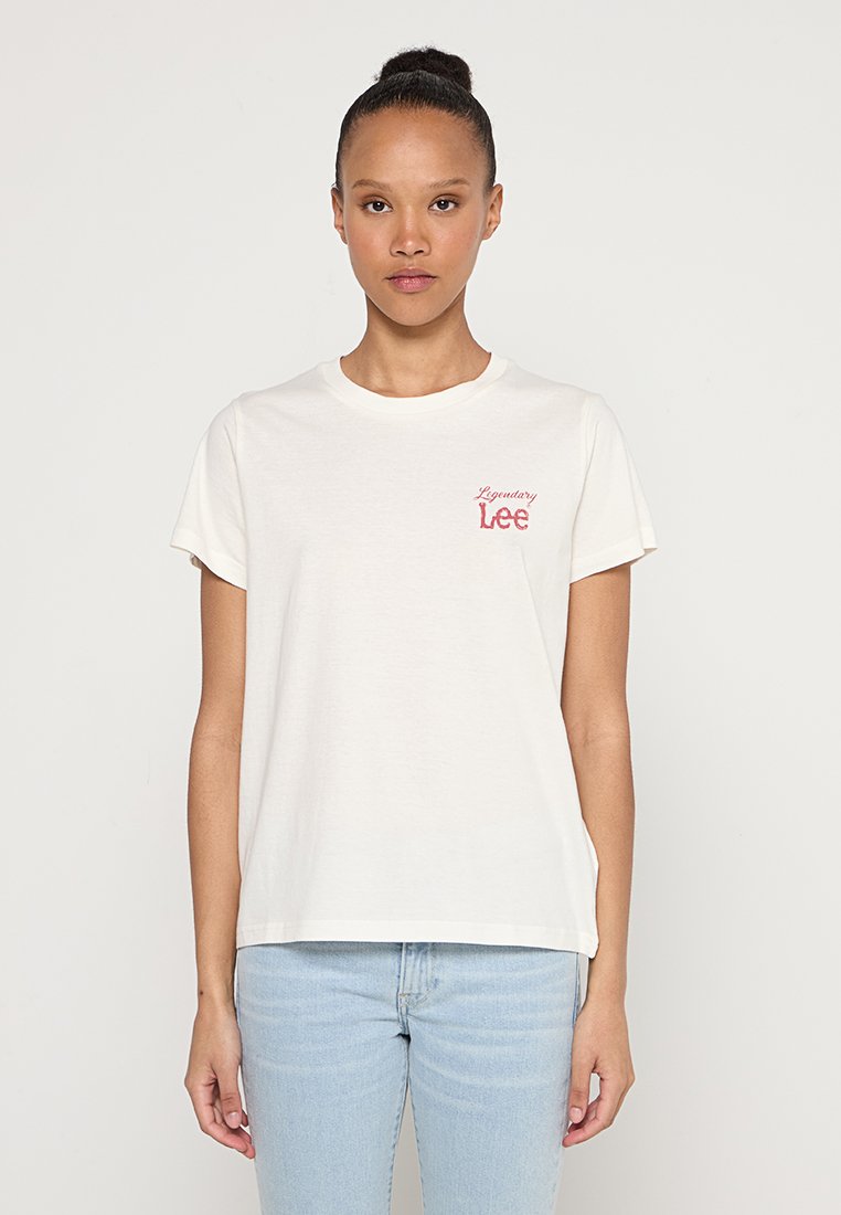 Lee T-shirt basic crème