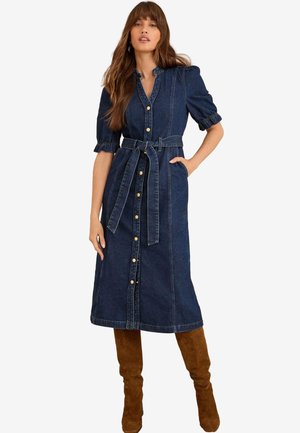 Love & Roses LOVE & ROSES - Denimové šaty - rinse blue denim