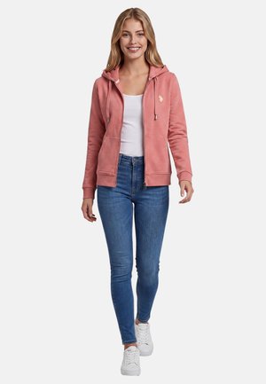 U.S. Polo Assn., USRUBYY - Zip-up sweatshirt - dark rose
