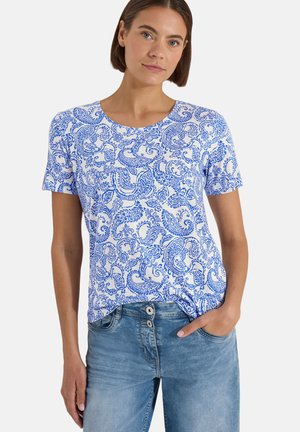 Cecil, T-SHIRT MIT RUNDHALS UND MUSTER - T-shirt imprimé - vanilla white