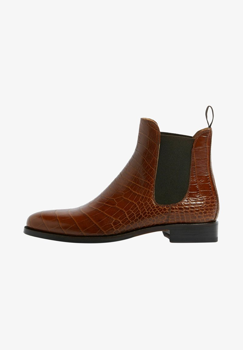 Scarosso GIANCARLO - Botines - brown croco printed calf
