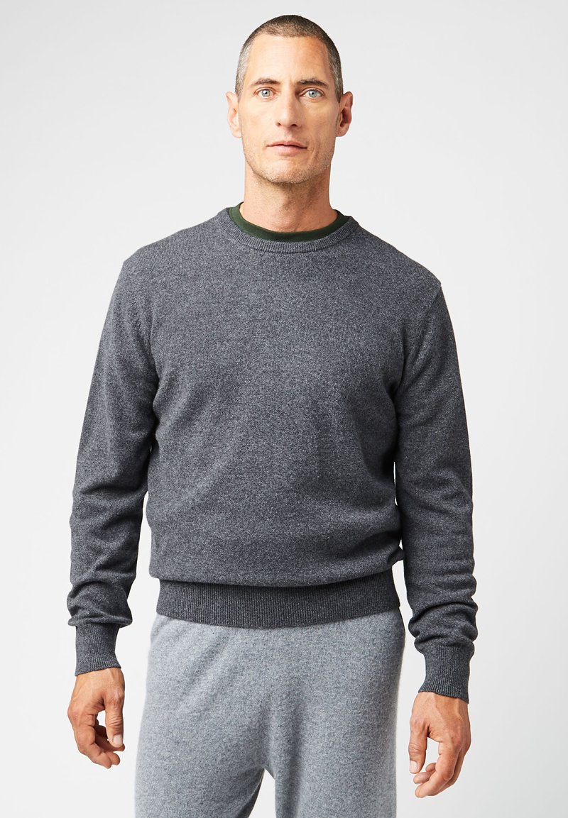 Rodier ROUND NECK - Strickpullover - gris moyen