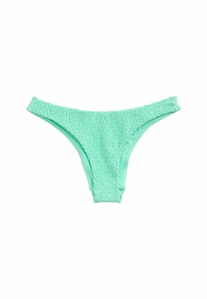 Next, SHIRRED HIGH LEG BIKINI BOTTOMS - Bikini-Hose - mint green