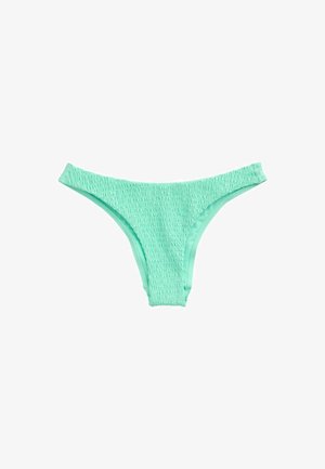 Next, SHIRRED HIGH LEG BIKINI BOTTOMS - Bas de bikini - mint green
