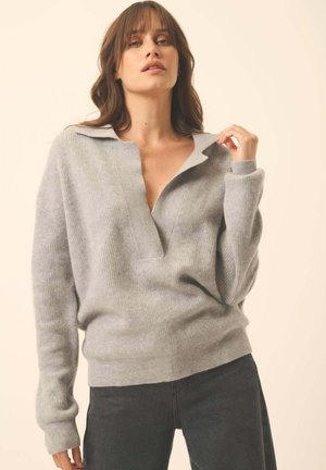 GARCIA - Stickad tröja - grey