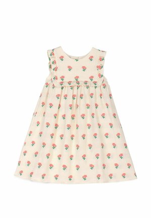 CORALINE - Vestido de punto - ecru coral
