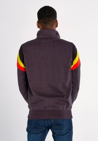 J&JOY BELGIUM LOGO - Sweater met rits - black