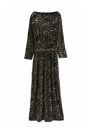 Next LONG SLEEVE TALL REGULAR FIT - Maksi suknelė - leopard animal print