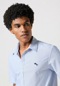 Wrangler Marškiniai - blue stripe oxford