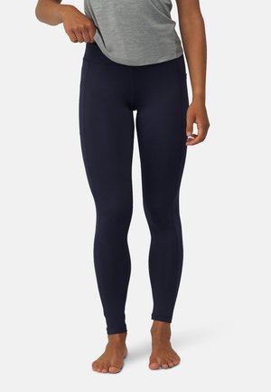 Marine leggings van een rekbare, gladde stof met zijzakken en een hoge tailleband, met platte naden voor comfort en flexibiliteit.