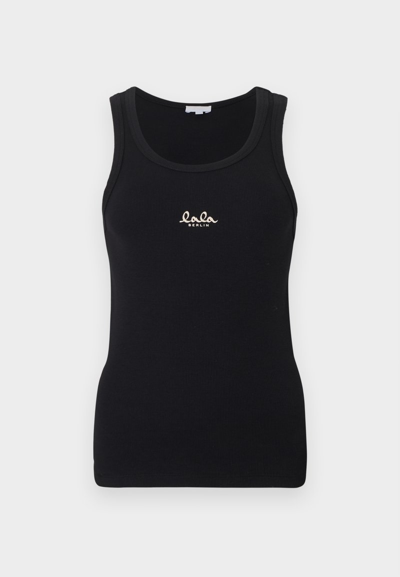 lala Berlin TANK TEO - Top - black - Zalando