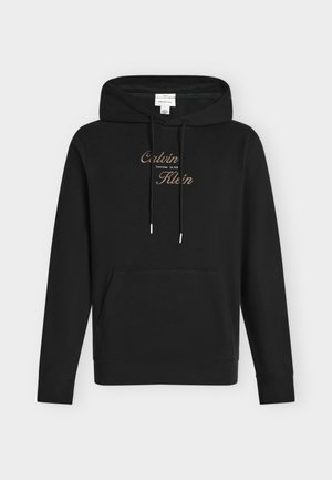 Calvin Klein Jeans, TERRY GRAPHIC HOODIE - Hoodie - black