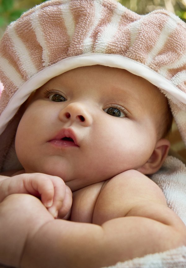 Baby Badcape - Badetuch - candy stripes