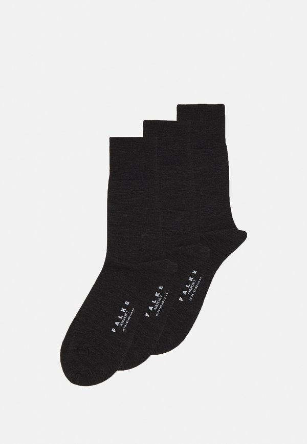 AIRPORT 3-PACK BUSINESS & CASUAL - Socks - anthracite melange