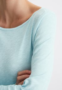 Marc O'Polo BOAT NECK - Pikkade varrukatega topp - morning sky