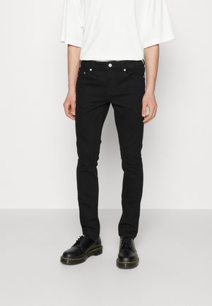 Skinny-Farkut - black denim
