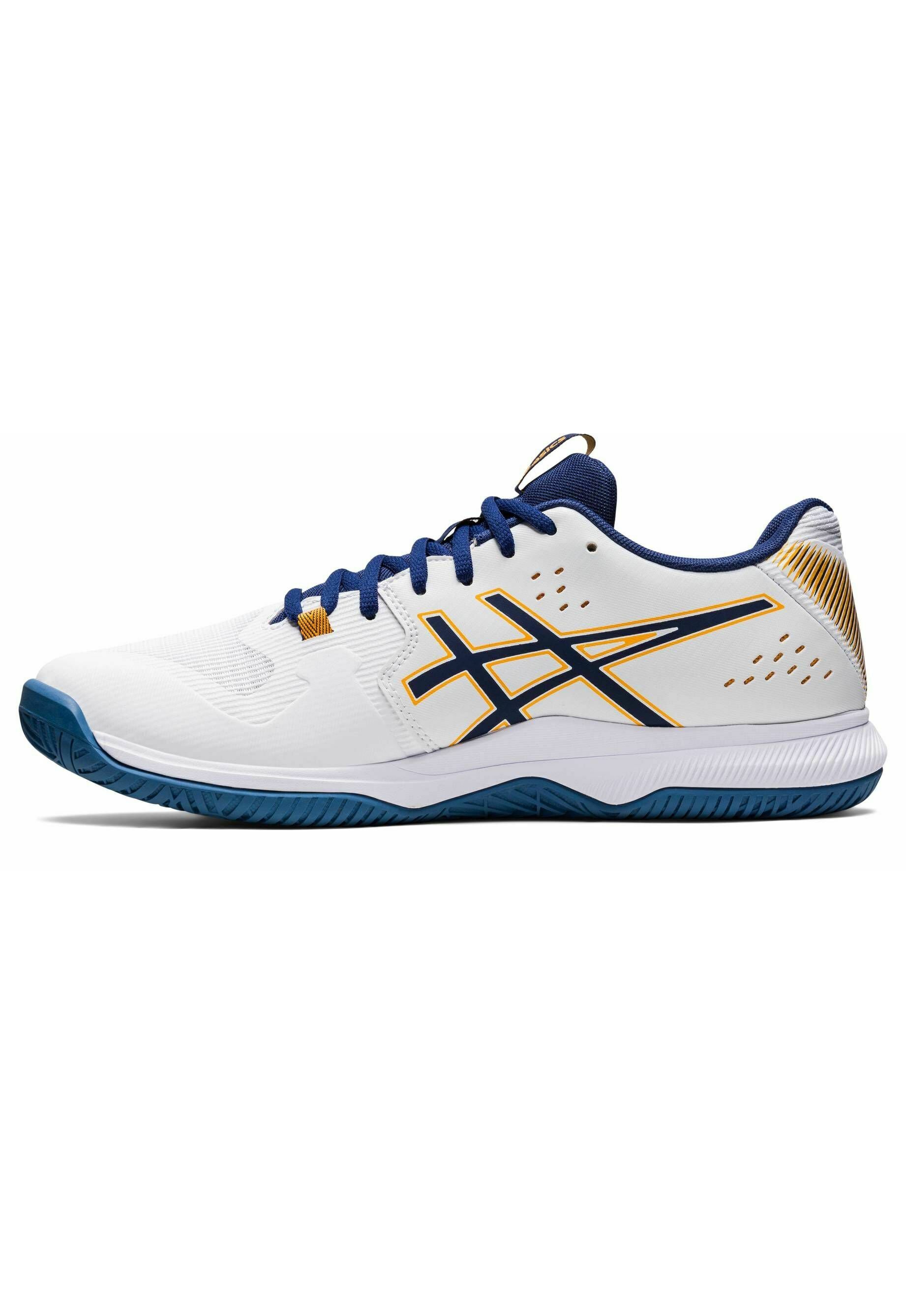 ASICS GEL TACTIC - Hardloopschoenen neutraal - weiss orange/wit - Zalando.nl