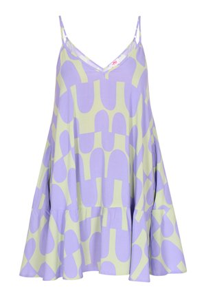 myMo, Jurk - lime lavender