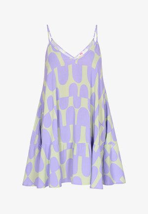 myMo, Jurk - lime lavender